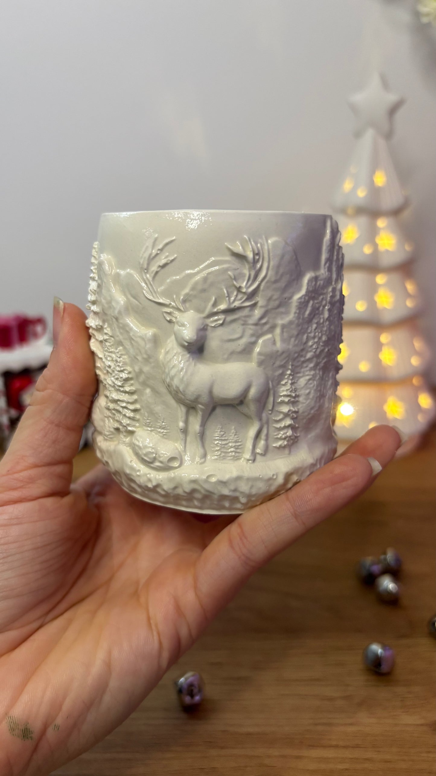 Reindeer Jar Candle