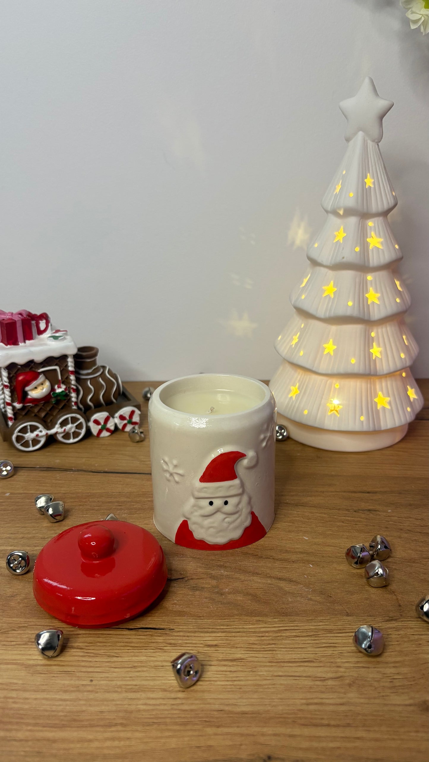 Santa Candle Jar