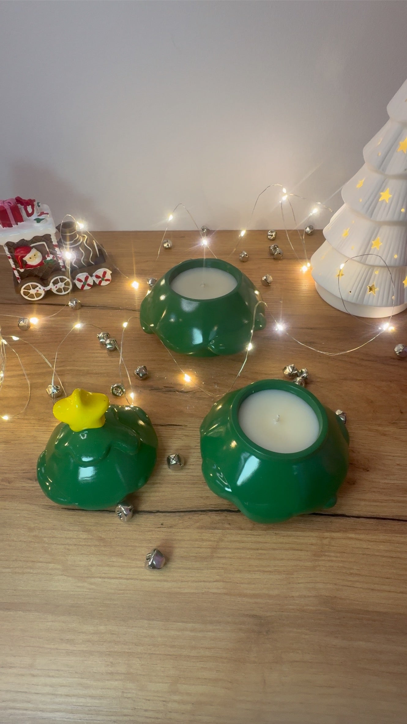 Large Christmas Tree Candle