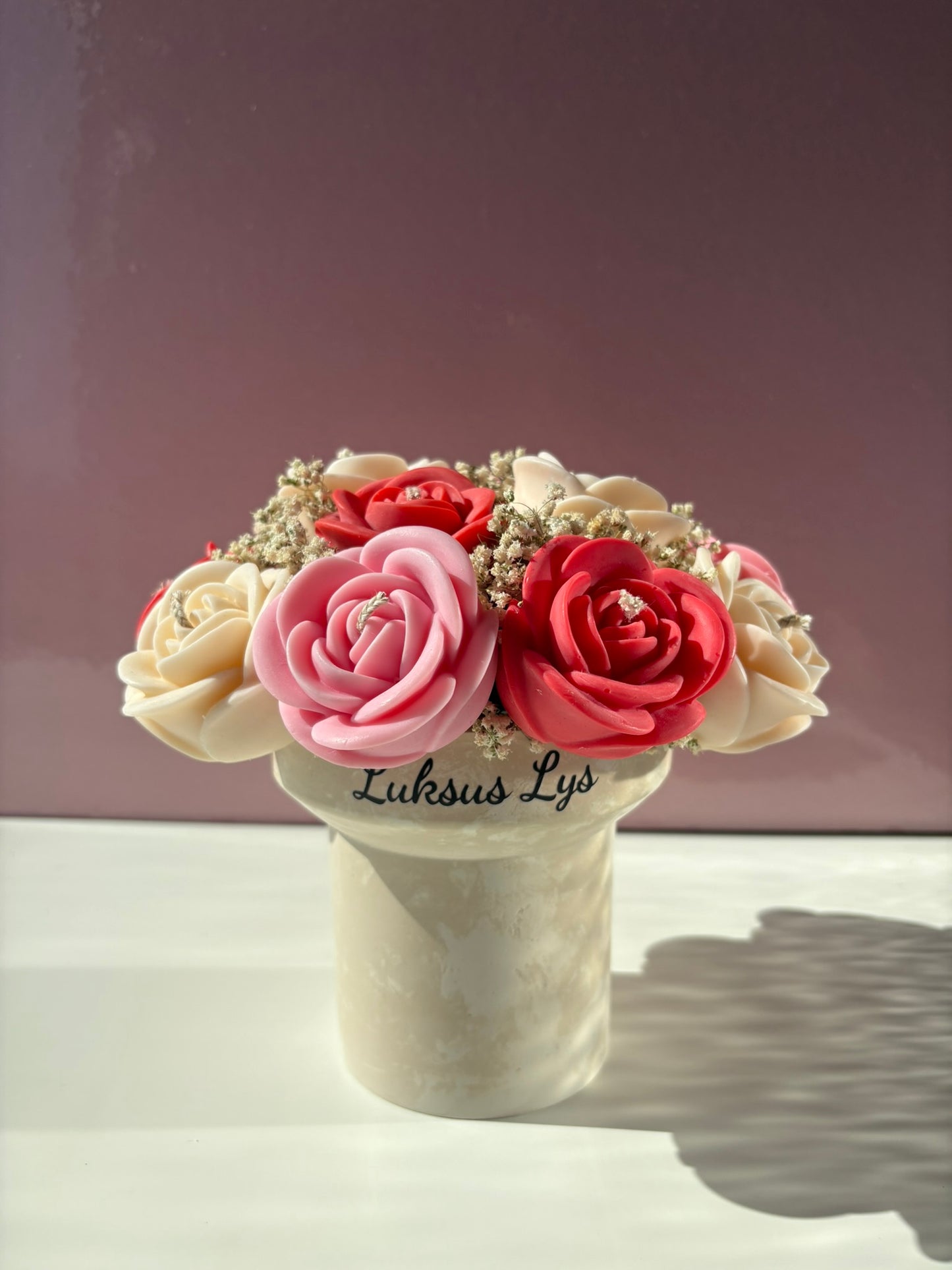 Roses Bouquet Candle