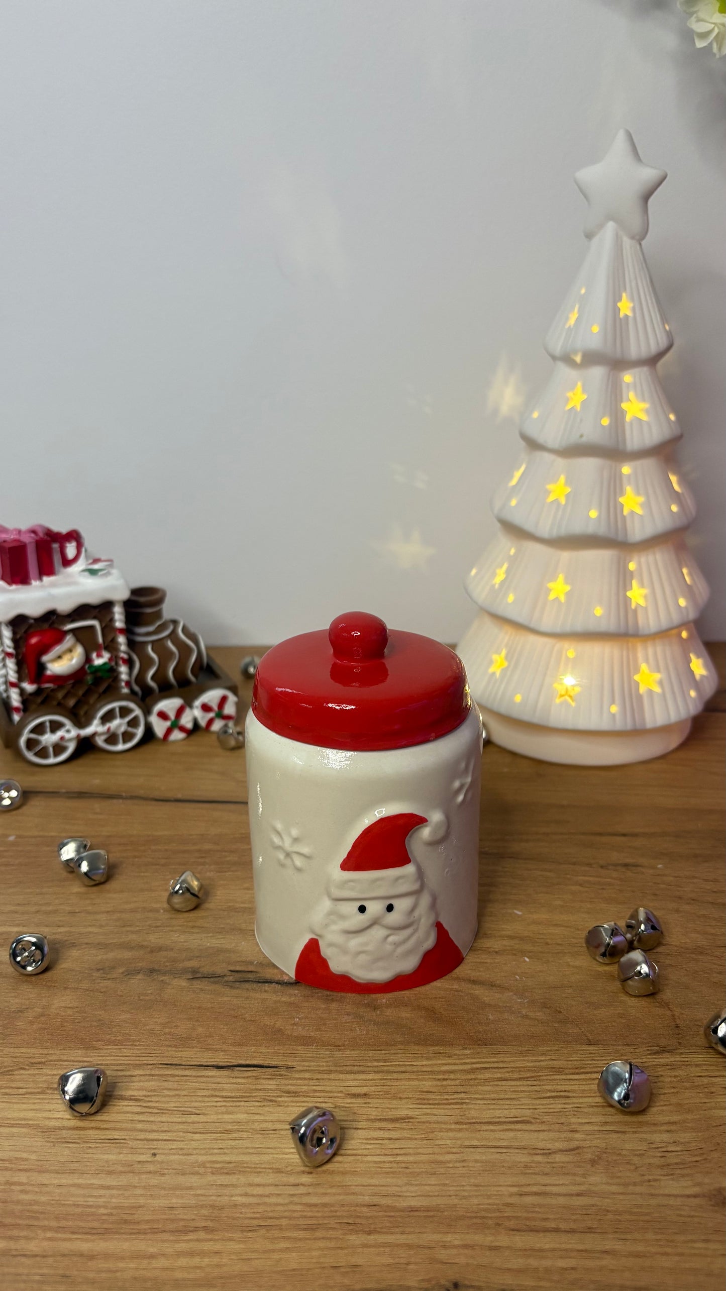 Santa Candle Jar