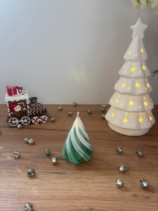 Small Spiral Tree Candle