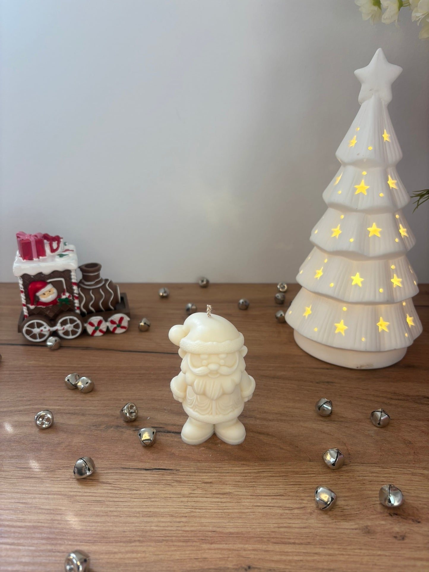Christmas Santa Candle