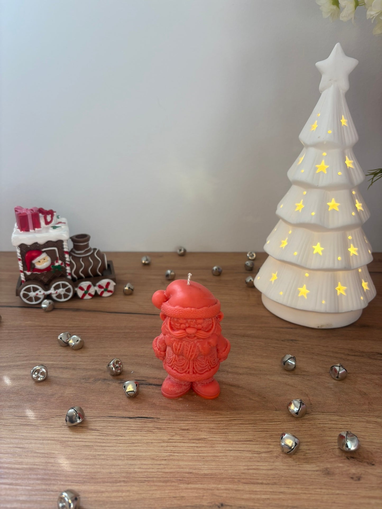 Christmas Santa Candle