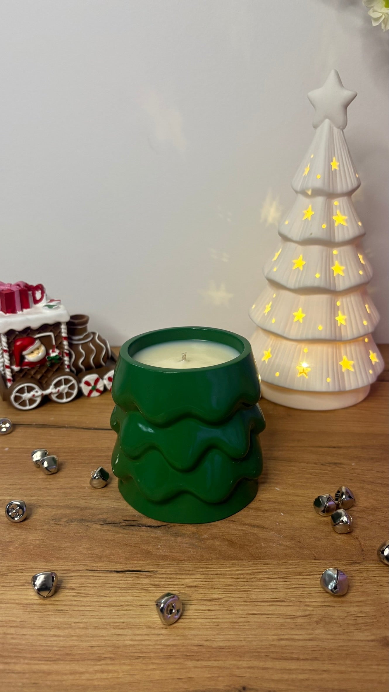 Christmas Tree Jar Candle