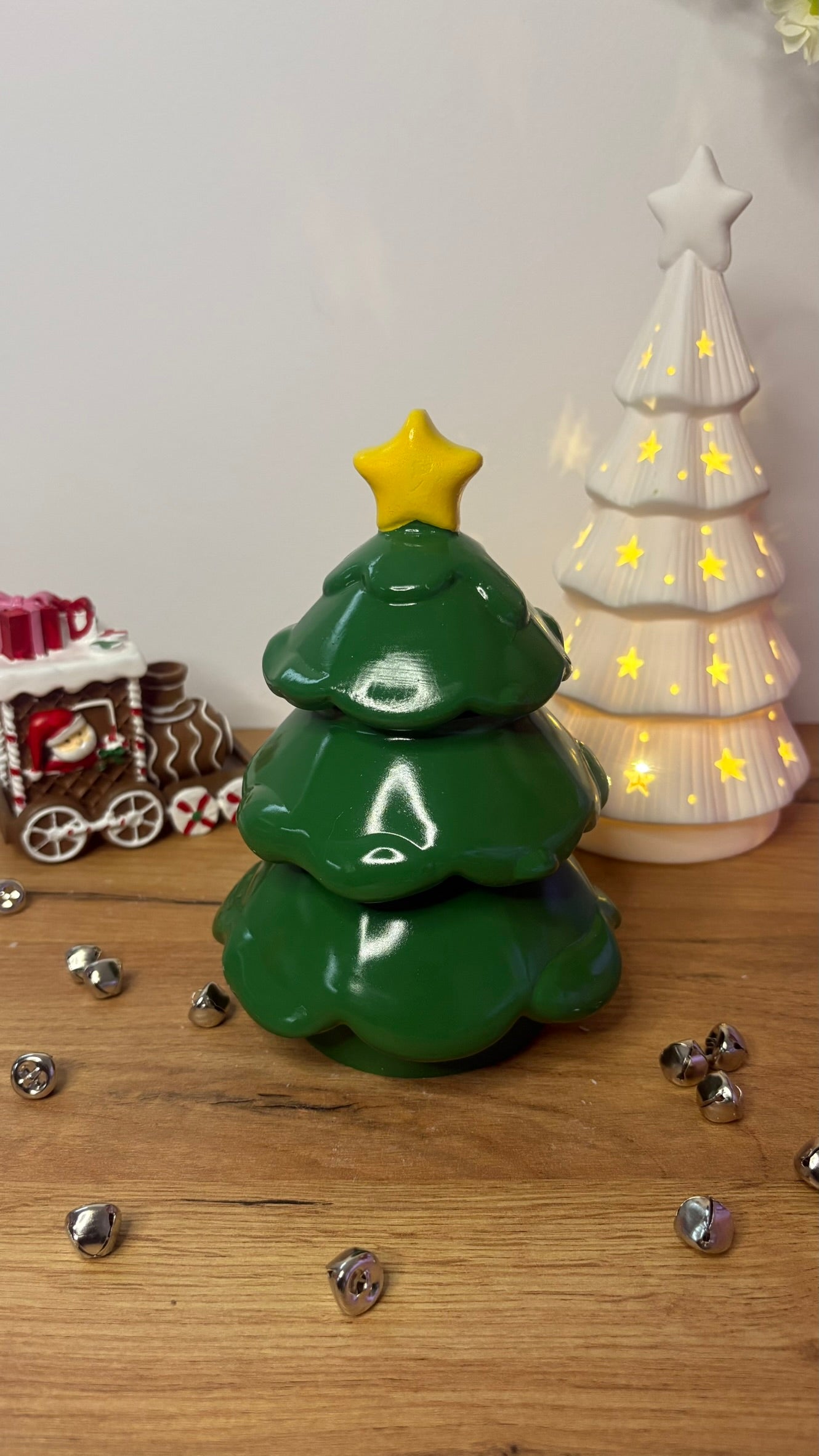 Large Christmas Tree Candle