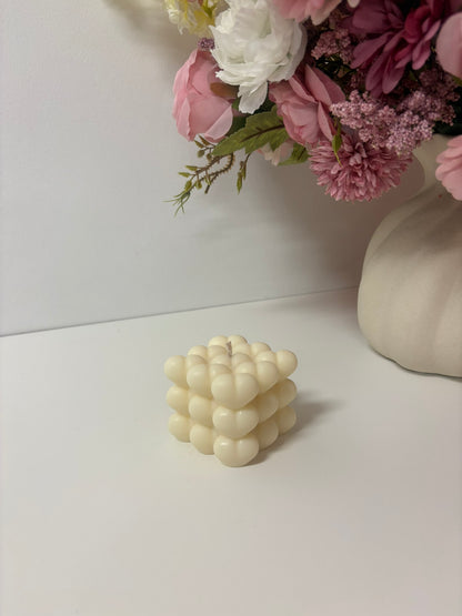 Heart Cube Candle