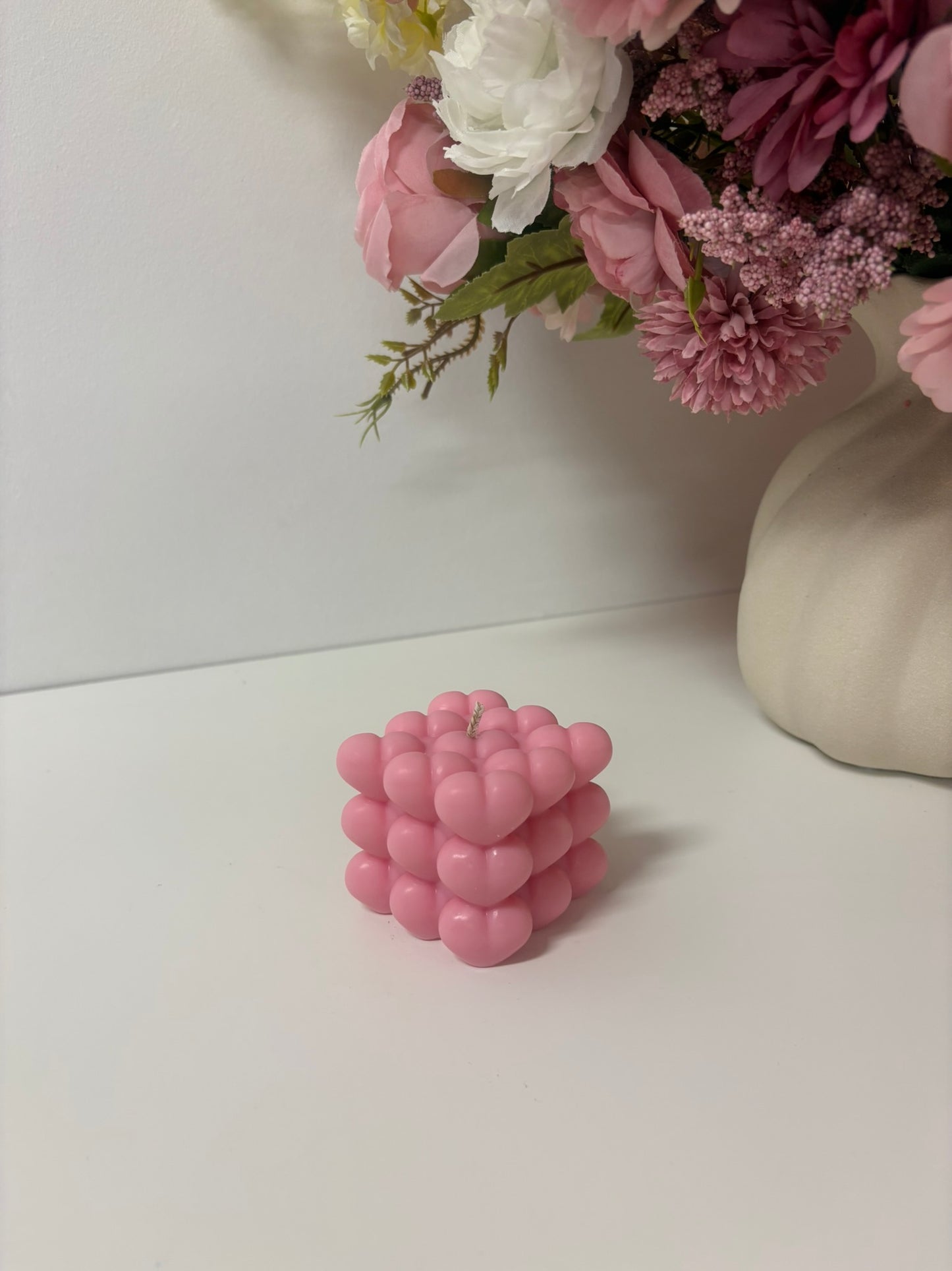 Heart Cube Candle
