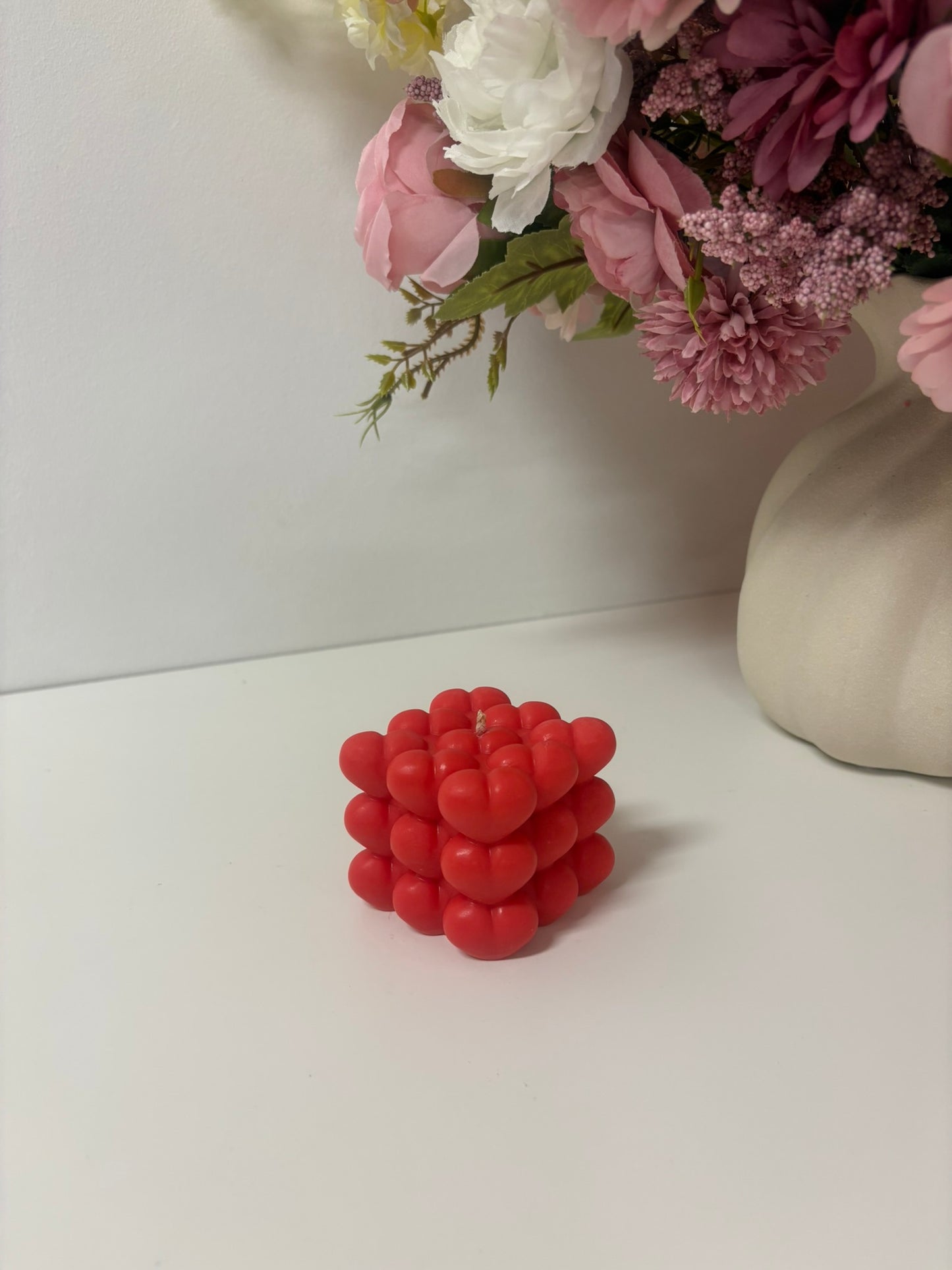 Heart Cube Candle
