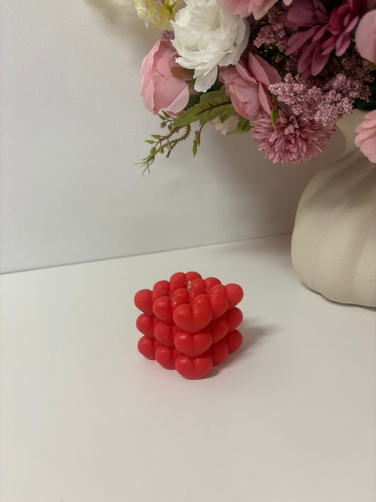 Heart Cube Candle