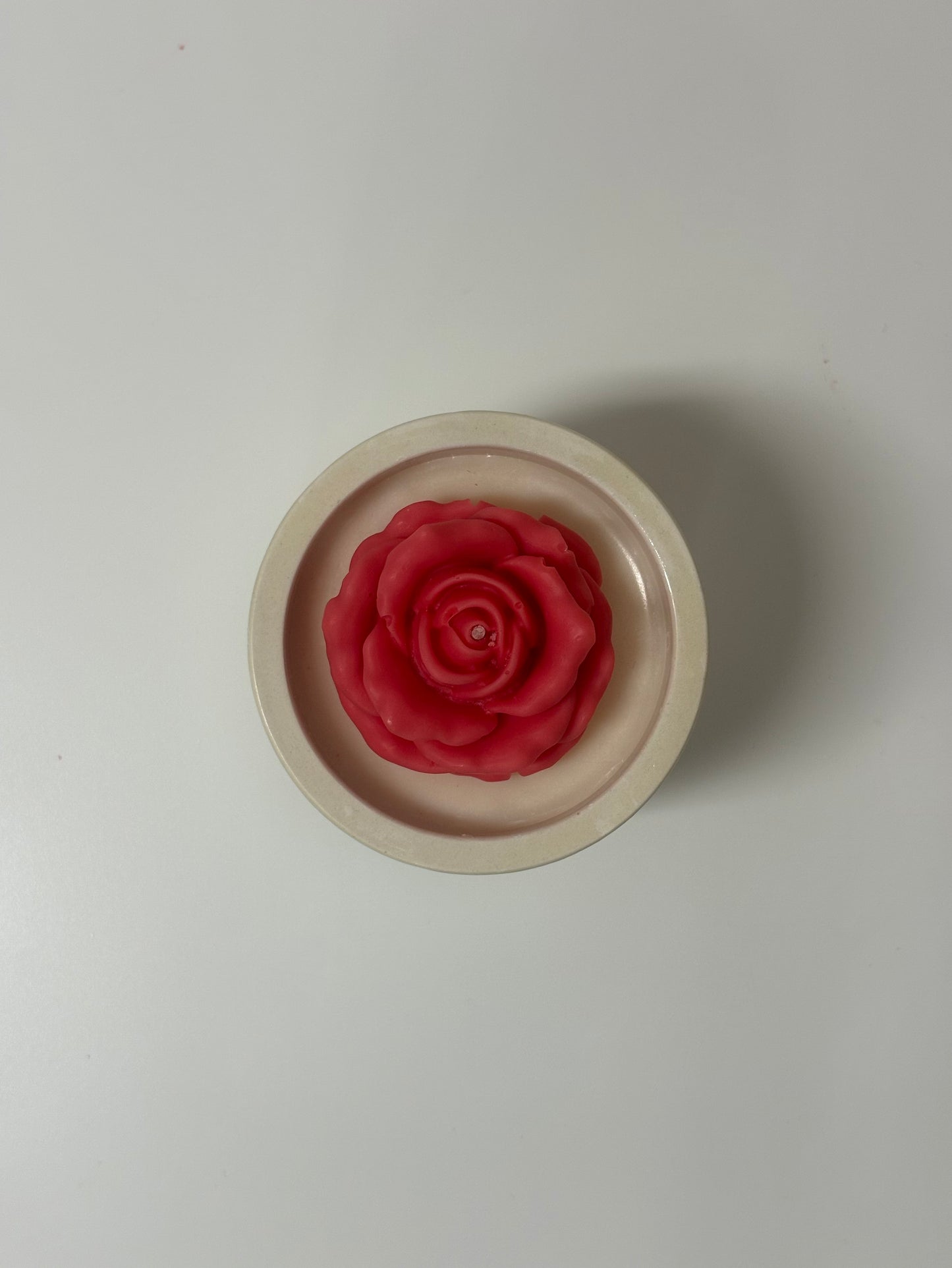 Blooming Rose Candle Vessel