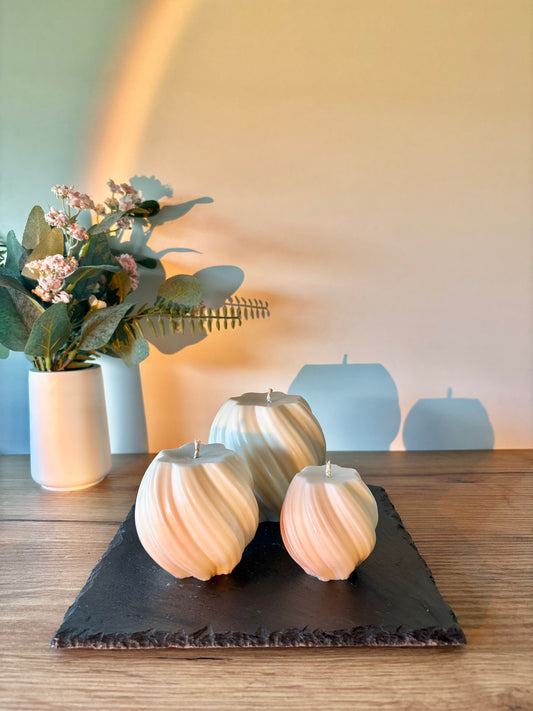 Spiral Ball Candle Set